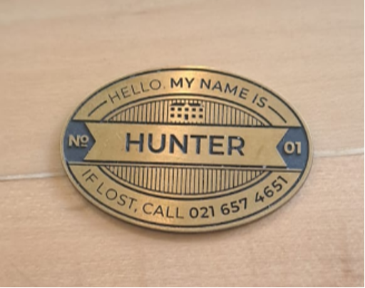 Tortoise Nametag | Vineyard Hotel