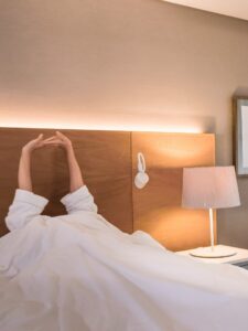 Some mornings are made for staying under the covers a little longer | Vineyard Hotel