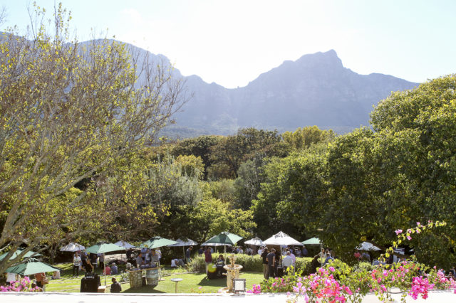 Festival in The Vineyard hotel garden