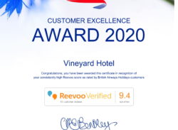 British Airways Holidays accolade in recognition of customer excellence